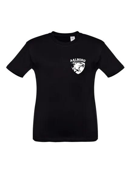 Bomulds T-shirt, sort - voksen