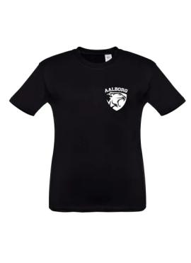 Bomulds T-shirt, sort - børn